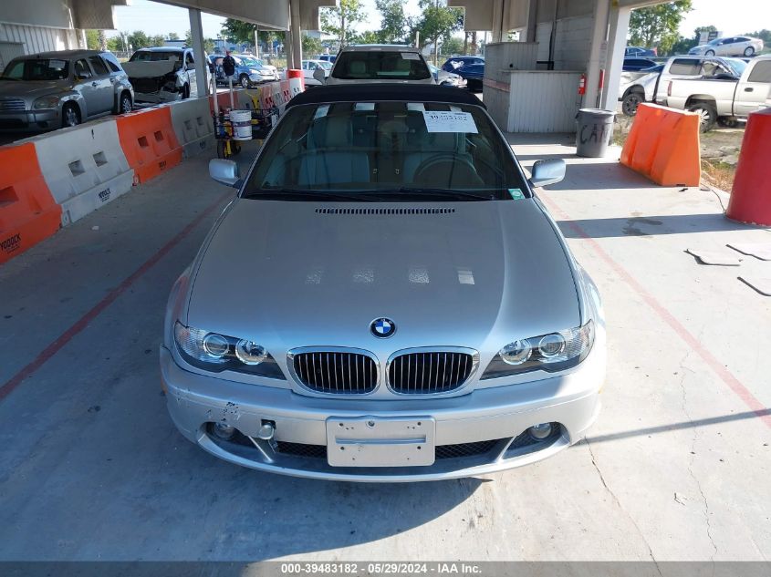 2005 BMW 325Ci VIN: WBABW33425PL37630 Lot: 39483182