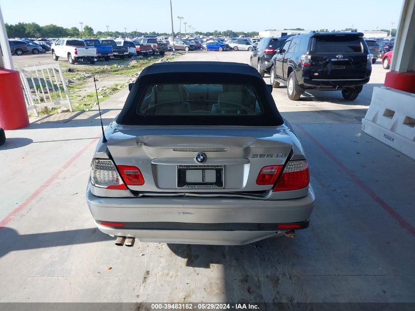 2005 BMW 325Ci VIN: WBABW33425PL37630 Lot: 39483182