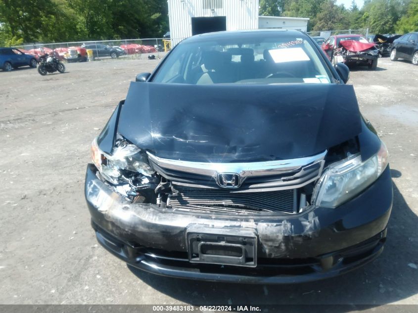 2012 Honda Civic Ex VIN: 2HGFB2F84CH319450 Lot: 39483183