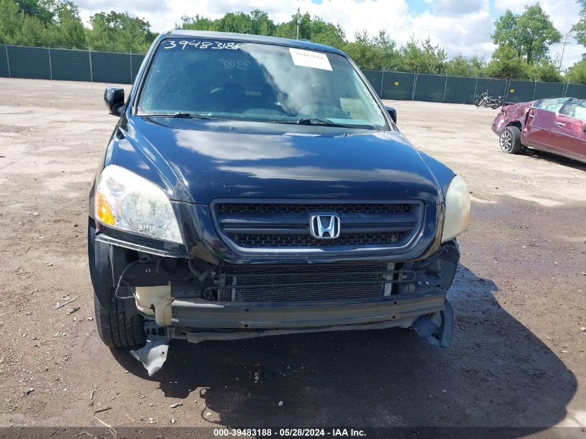 2004 Honda Pilot Exl VIN: 2HKYF18644H575100 Lot: 39483188