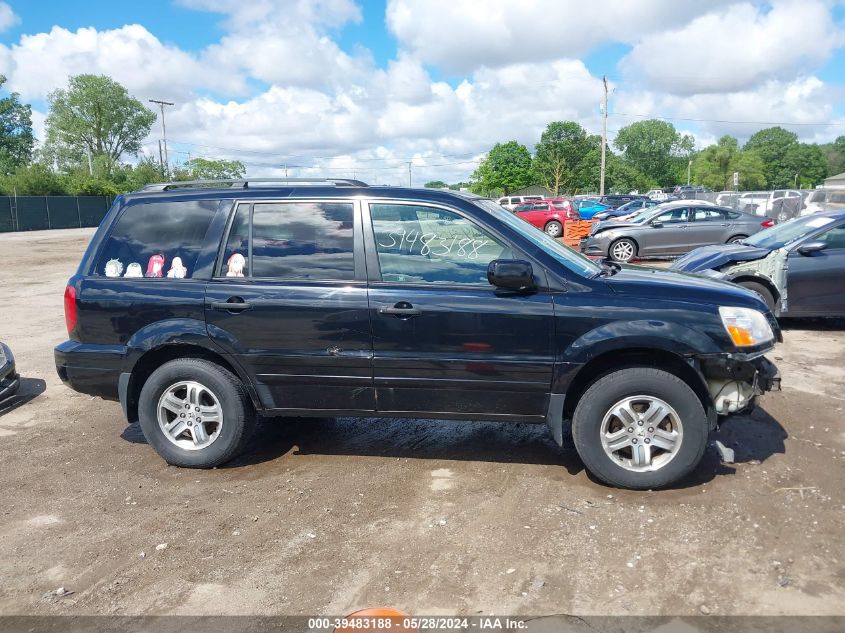 2004 Honda Pilot Exl VIN: 2HKYF18644H575100 Lot: 39483188