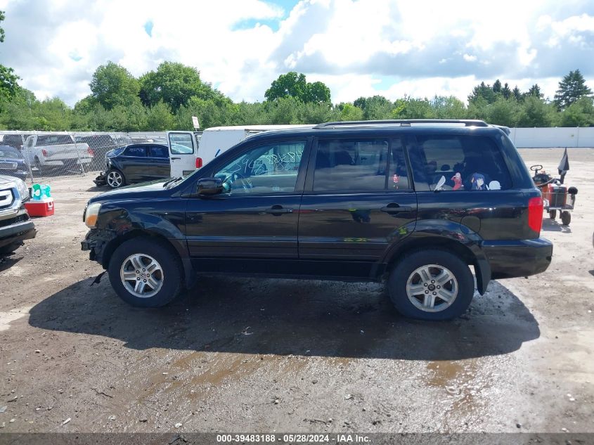 2004 Honda Pilot Exl VIN: 2HKYF18644H575100 Lot: 39483188