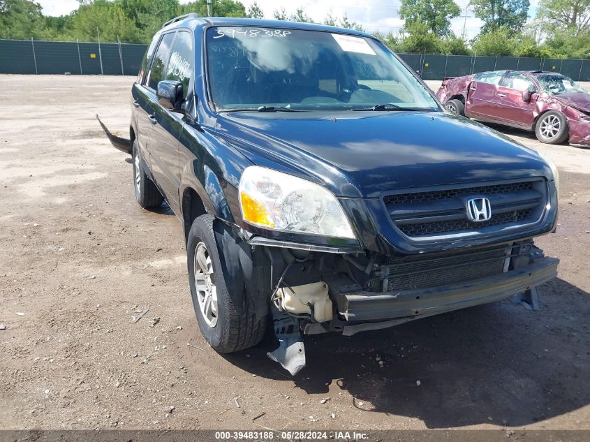 2004 Honda Pilot Exl VIN: 2HKYF18644H575100 Lot: 39483188