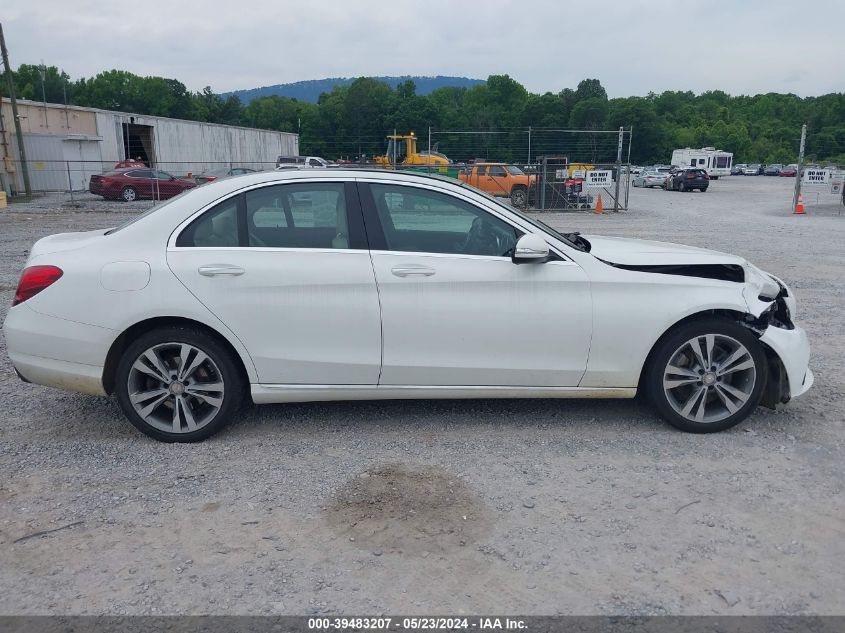 2015 Mercedes-Benz C 300 4Matic/Luxury 4Matic/Sport 4Matic VIN: 55SWF4KB3FU039494 Lot: 39483207