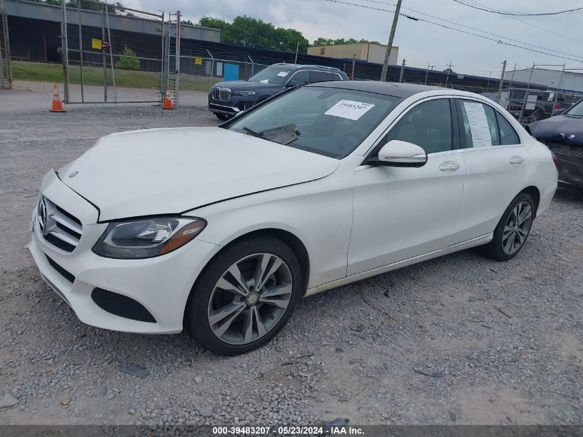 2015 Mercedes-Benz C 300 4Matic/Luxury 4Matic/Sport 4Matic VIN: 55SWF4KB3FU039494 Lot: 39483207