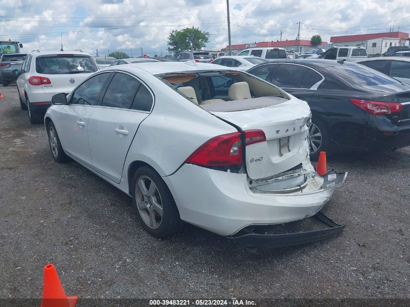 2013 Volvo S60 T5/T5 Platinum/T5 Premier/T5 Premier Plus VIN: YV1612FS8D2173698 Lot: 39483221