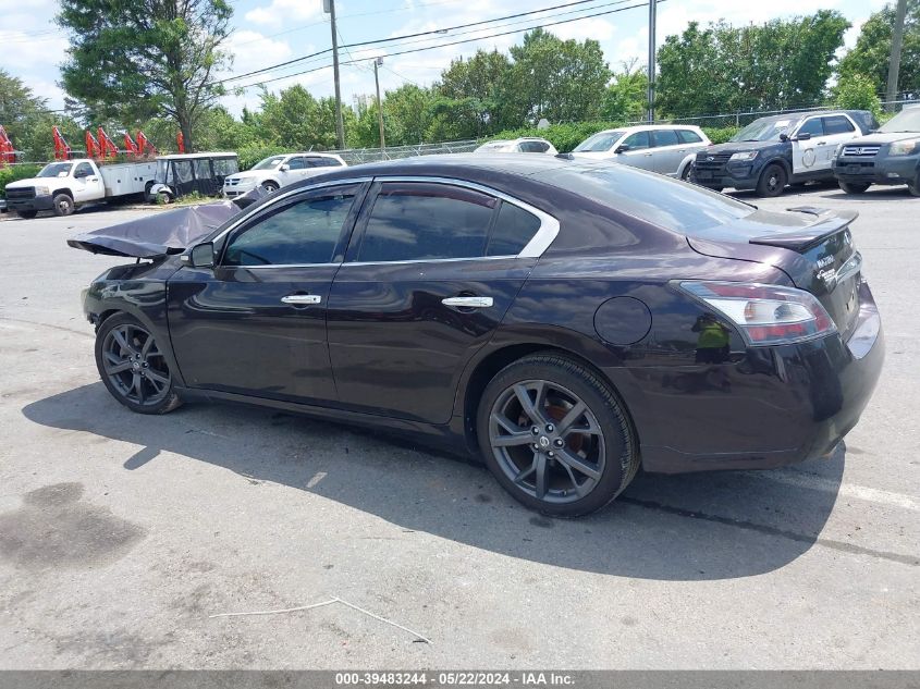 2014 Nissan Maxima 3.5 Sv VIN: 1N4AA5AP9EC491867 Lot: 39483244