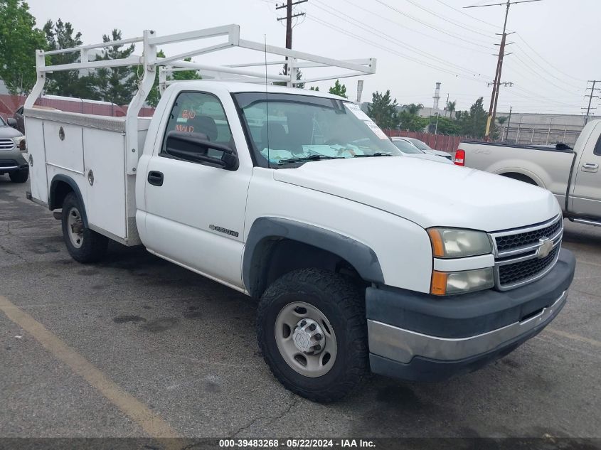 2006 Chevrolet Silverado 2500Hd Work Truck VIN: 1GBHC24U76E180189 Lot: 39483268