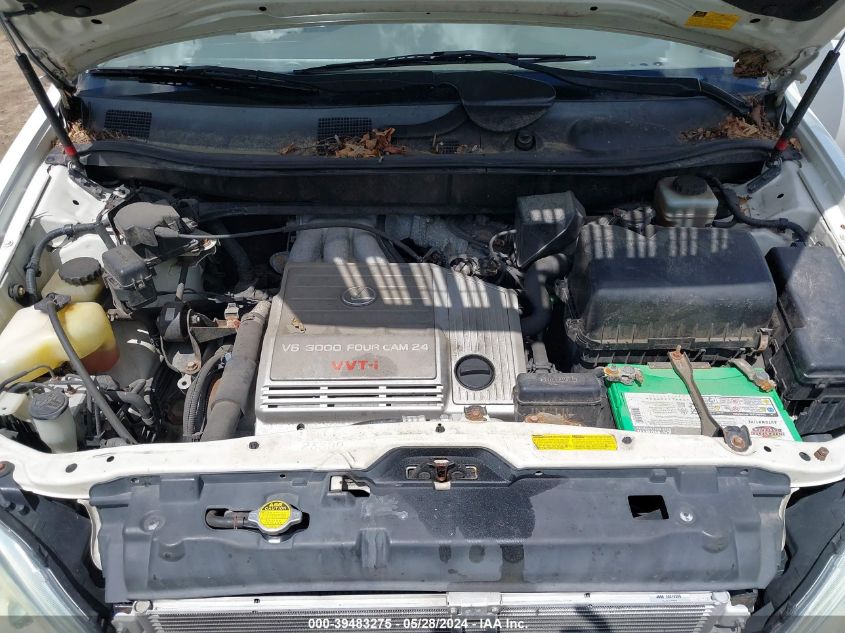 2003 Lexus Rx 300 VIN: JTJHF10U430306534 Lot: 39483275