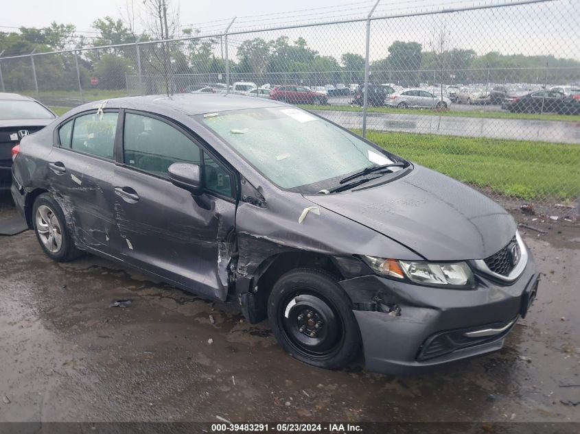 2014 Honda Civic Lx VIN: 19XFB2F5XEE033606 Lot: 39483291