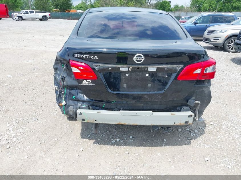 2016 Nissan Sentra S VIN: 3N1AB7AP4GY280950 Lot: 39483298