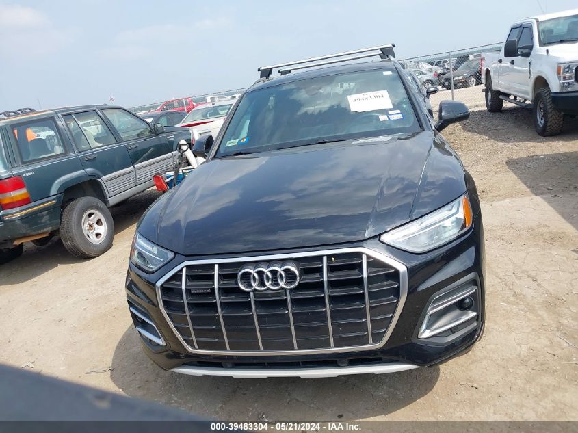 2021 Audi Q5 Premium Plus 45 Tfsi Quattro S Tronic VIN: WA1BAAFY7M2035941 Lot: 39483304