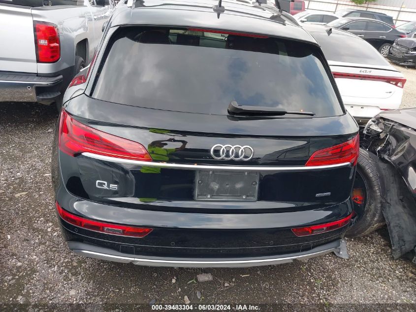 2021 Audi Q5 Premium Plus 45 Tfsi Quattro S Tronic VIN: WA1BAAFY7M2035941 Lot: 39483304