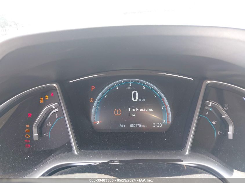 2018 Honda Civic Ex-L VIN: 2HGFC1F72JH643783 Lot: 39483305