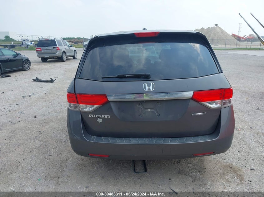 2016 Honda Odyssey Se VIN: 5FNRL5H32GB069956 Lot: 39483311