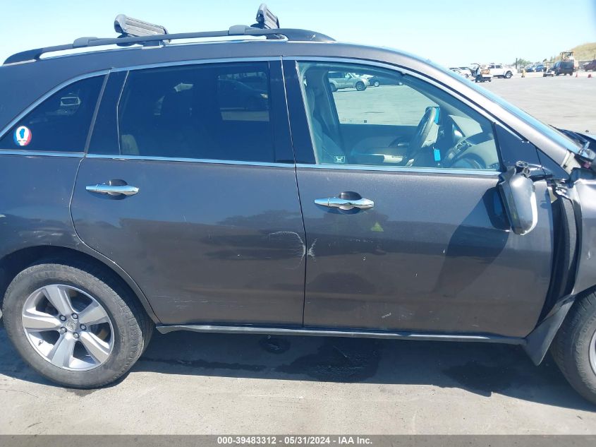 2012 Acura Mdx Technology Package VIN: 2HNYD2H34CH504837 Lot: 39483312