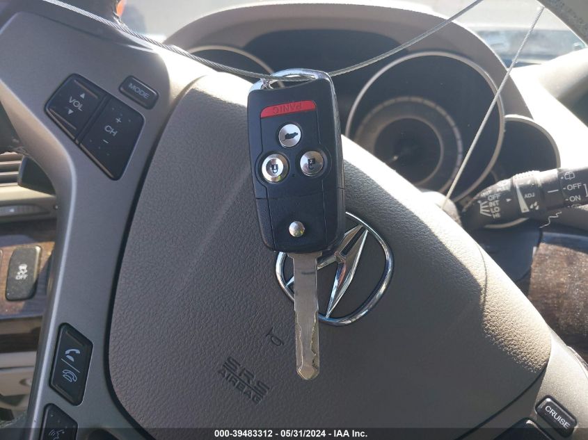 2012 Acura Mdx Technology Package VIN: 2HNYD2H34CH504837 Lot: 39483312