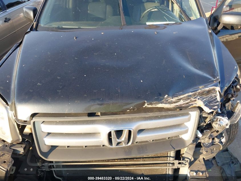 2007 Honda Pilot Ex-L VIN: 5FNYF18527B001010 Lot: 39483320