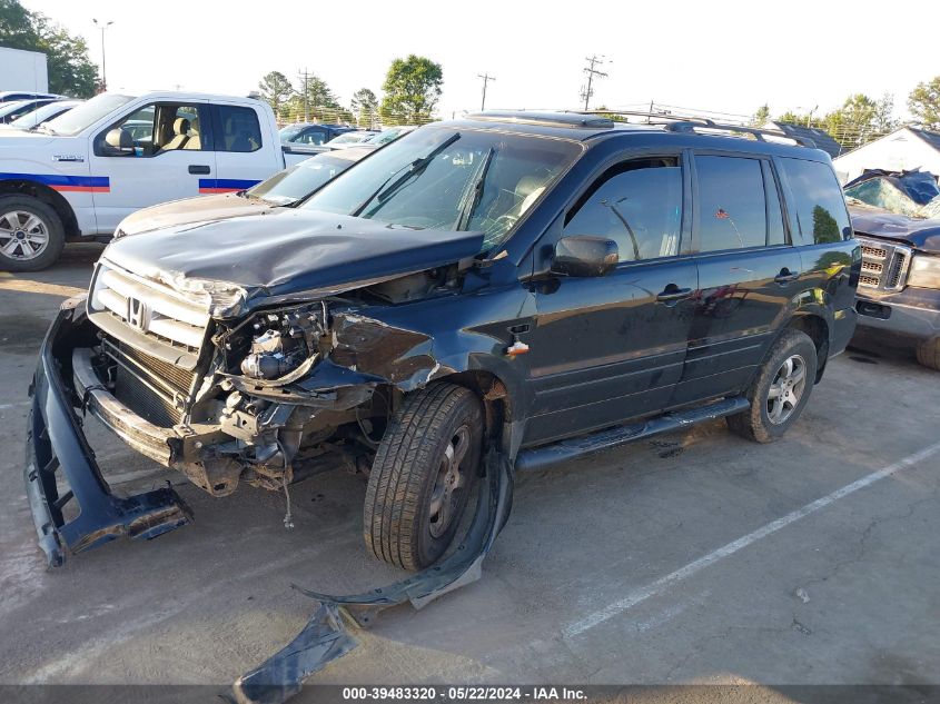 2007 Honda Pilot Ex-L VIN: 5FNYF18527B001010 Lot: 39483320