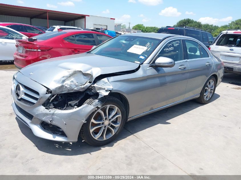 2016 Mercedes-Benz C 300 Luxury/Sport VIN: 55SWF4JB7GU148673 Lot: 39483359