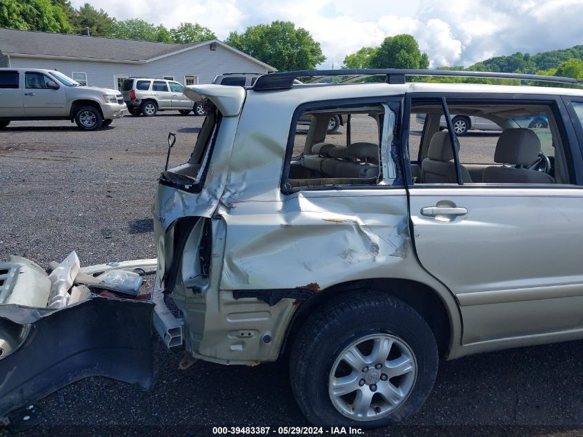 2002 Toyota Highlander V6 VIN: JTEHF21A320084432 Lot: 39483387