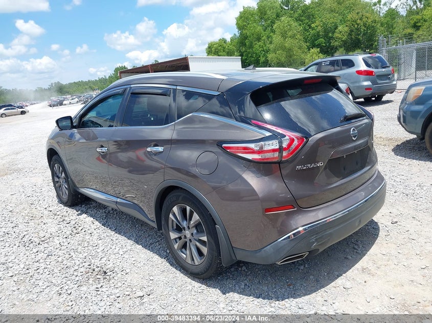2015 NISSAN MURANO S/SL/SV/PLATINUM - 5N1AZ2MG3FN213609