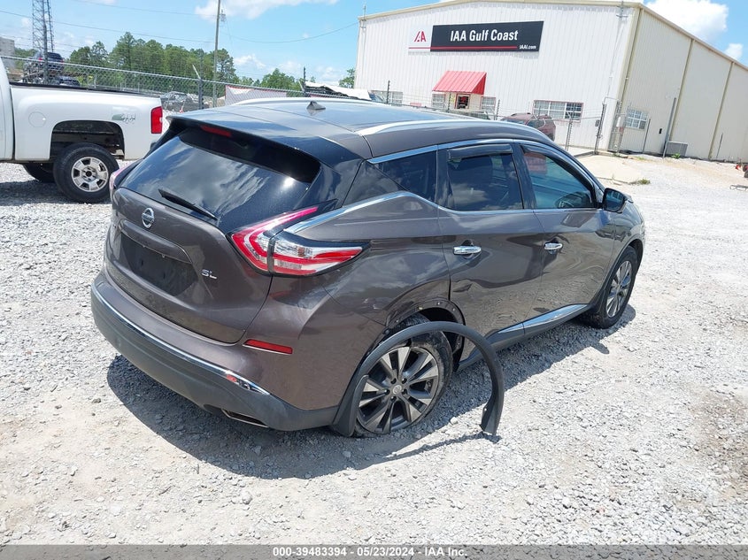 2015 NISSAN MURANO S/SL/SV/PLATINUM - 5N1AZ2MG3FN213609