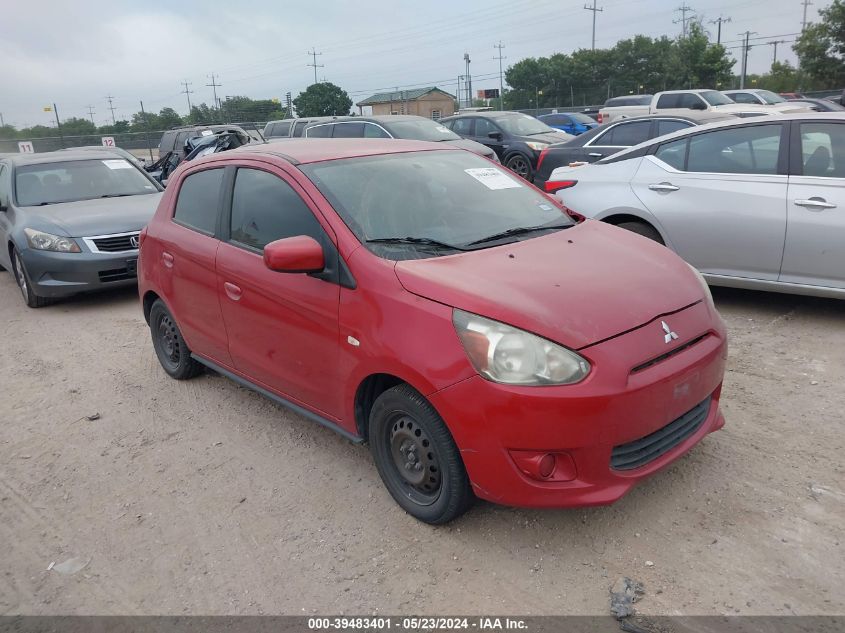 2015 Mitsubishi Mirage De/Rf VIN: ML32A3HJ7FH041436 Lot: 39483401