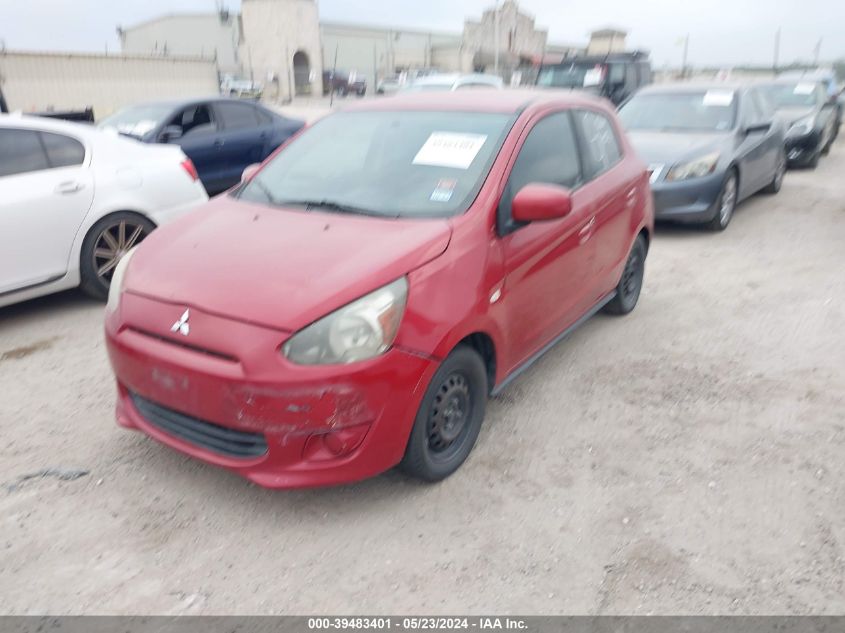 2015 Mitsubishi Mirage De/Rf VIN: ML32A3HJ7FH041436 Lot: 39483401