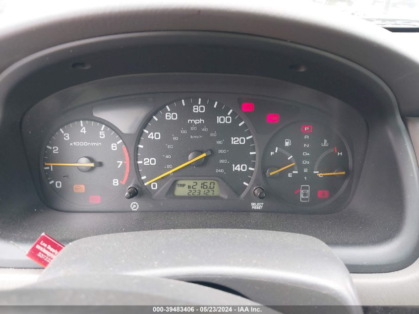 1999 Honda Accord Ex V6 VIN: 1HGCG1653XA056649 Lot: 39483406