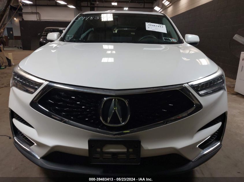 2019 Acura Rdx Technology Package VIN: 5J8TC2H57KL001889 Lot: 39483413