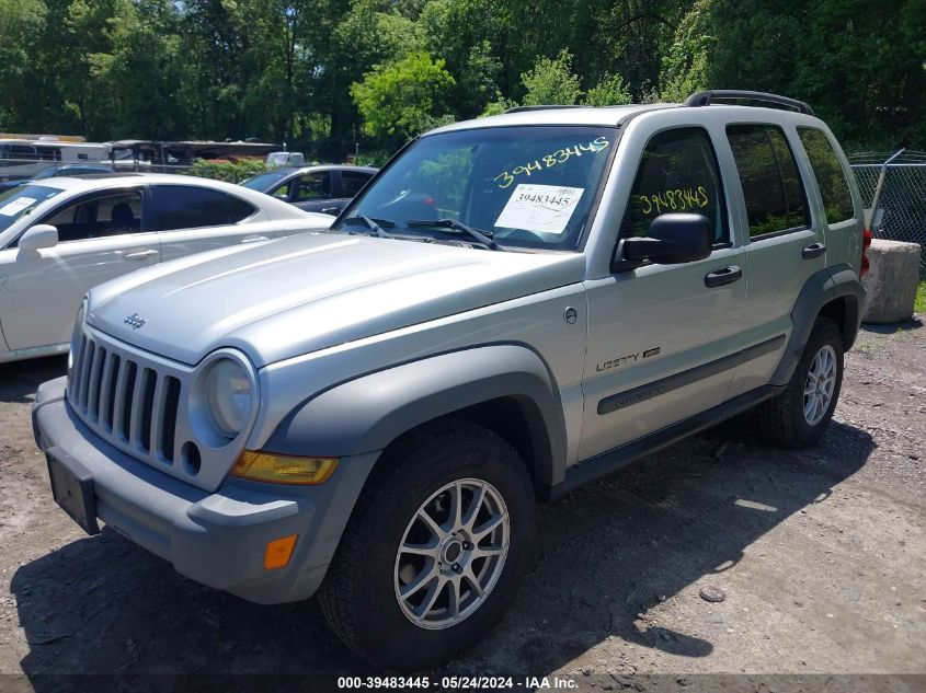 2005 Jeep Liberty Sport VIN: 1J4GL48K35W666738 Lot: 39483445