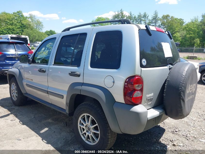 2005 Jeep Liberty Sport VIN: 1J4GL48K35W666738 Lot: 39483445