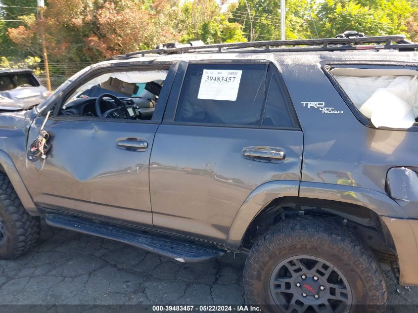 2019 Toyota 4Runner Trd Off Road Premium VIN: JTEBU5JR6K5699532 Lot: 39483457