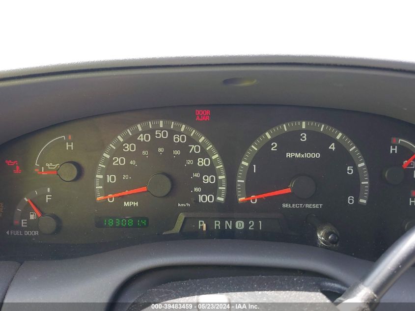 2000 Ford F-150 Lariat/Work Series/Xl/Xlt VIN: 1FTRX17W3YNC30309 Lot: 39483459