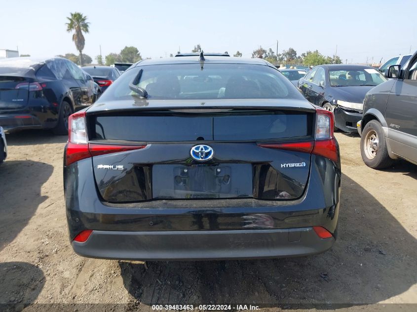 2022 Toyota Prius Le VIN: JTDKAMFU2N3166761 Lot: 39483463