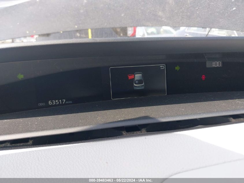 2022 Toyota Prius Le VIN: JTDKAMFU2N3166761 Lot: 39483463