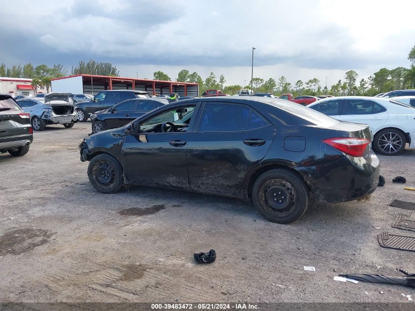 2015 Toyota Corolla Le VIN: 2T1BURHE0FC409468 Lot: 39483472