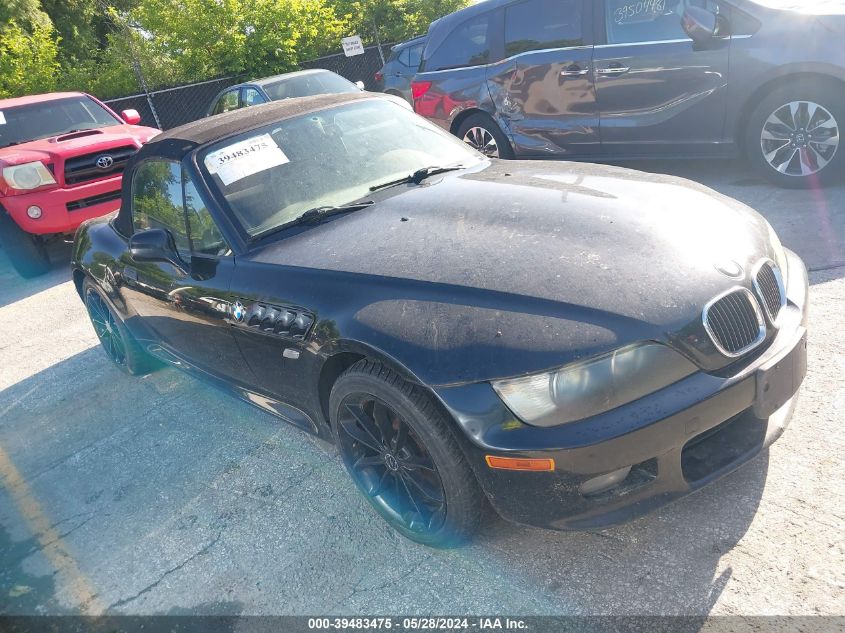 2001 BMW Z3 3.0I VIN: WBACN53401LL46377 Lot: 39483475