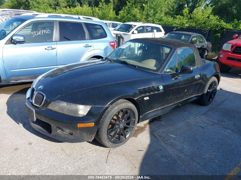 2001 BMW Z3 3.0I VIN: WBACN53401LL46377 Lot: 39483475