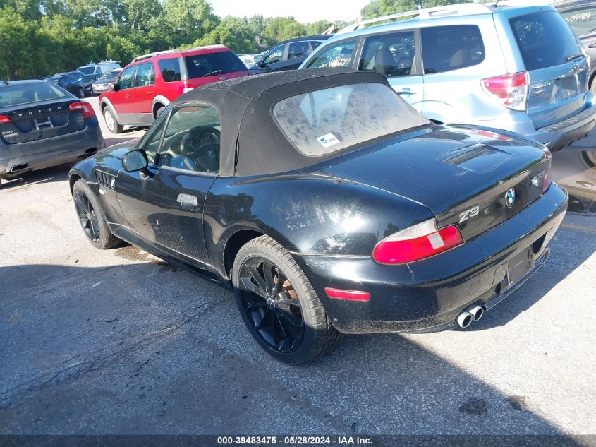 2001 BMW Z3 3.0I VIN: WBACN53401LL46377 Lot: 39483475