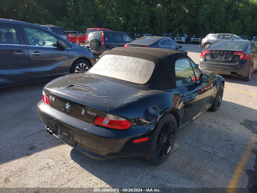 2001 BMW Z3 3.0I VIN: WBACN53401LL46377 Lot: 39483475