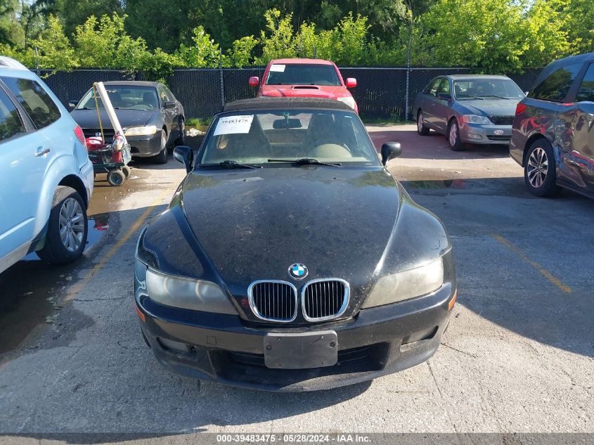 2001 BMW Z3 3.0I VIN: WBACN53401LL46377 Lot: 39483475