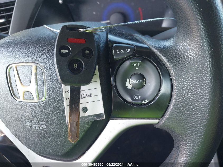 2012 Honda Civic Lx VIN: 2HGFB2F59CH531895 Lot: 39483520