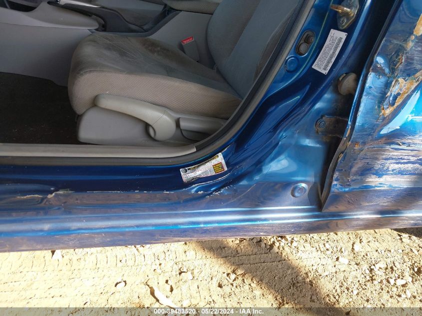 2012 Honda Civic Lx VIN: 2HGFB2F59CH531895 Lot: 39483520