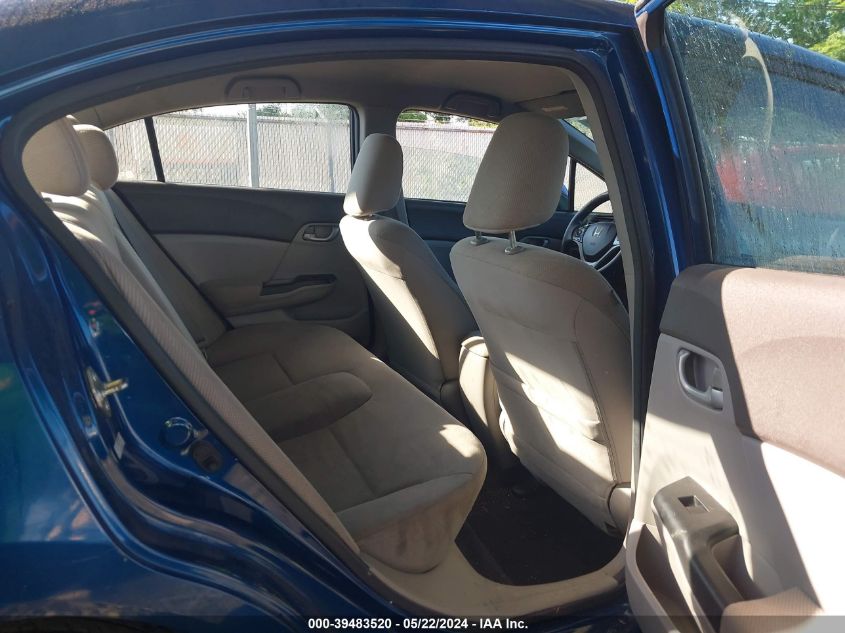 2012 Honda Civic Lx VIN: 2HGFB2F59CH531895 Lot: 39483520