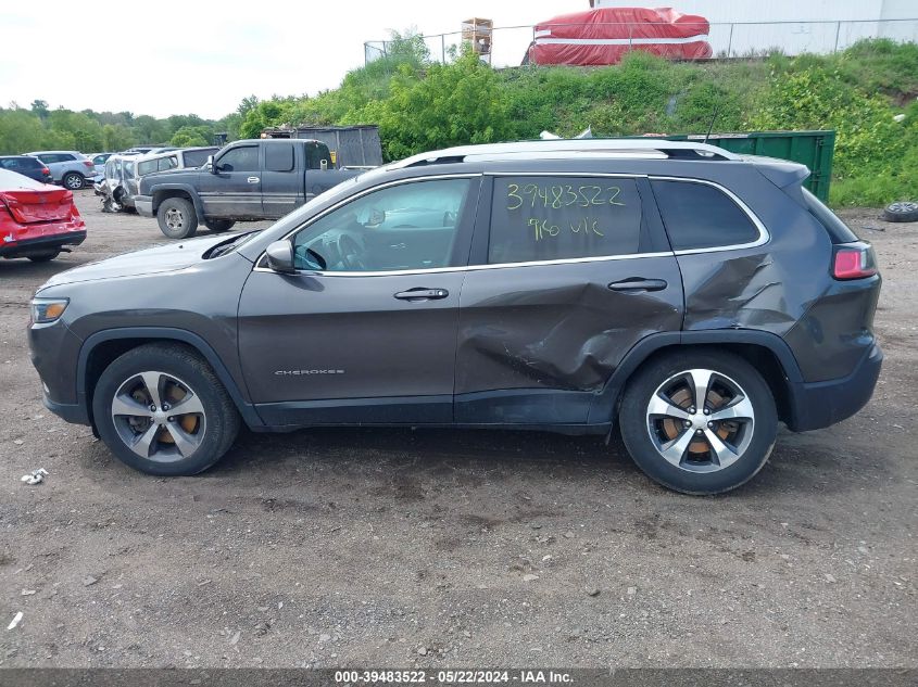 2019 Jeep Cherokee Limited 4X4 VIN: 1C4PJMDNXKD243920 Lot: 39483522