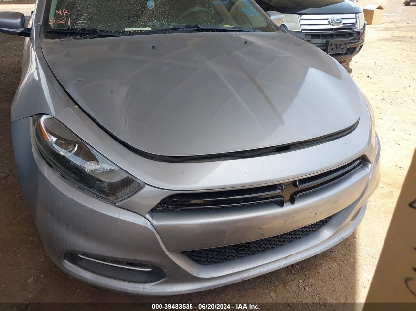 2016 Dodge Dart Sxt VIN: 1C3CDFBB5GD613709 Lot: 39483536