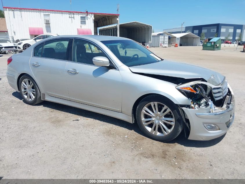 2013 Hyundai Genesis 3.8 VIN: KMHGC4DD7DU231255 Lot: 39483543