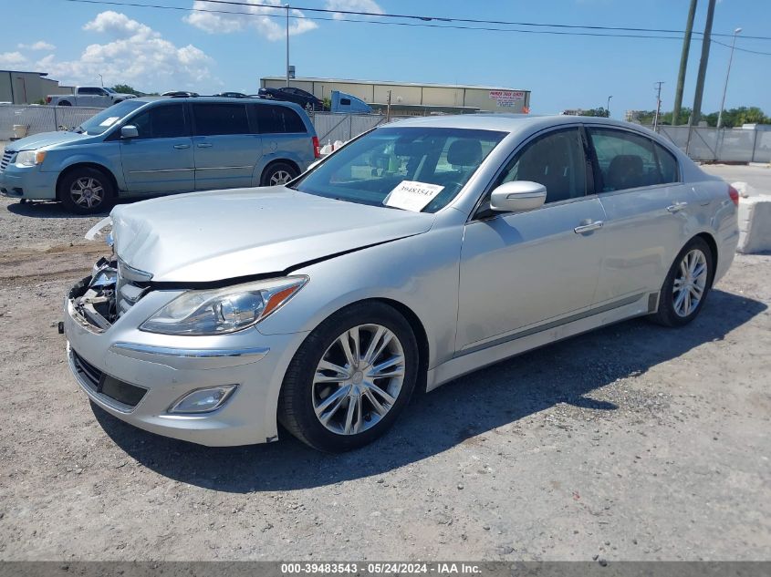 2013 Hyundai Genesis 3.8 VIN: KMHGC4DD7DU231255 Lot: 39483543